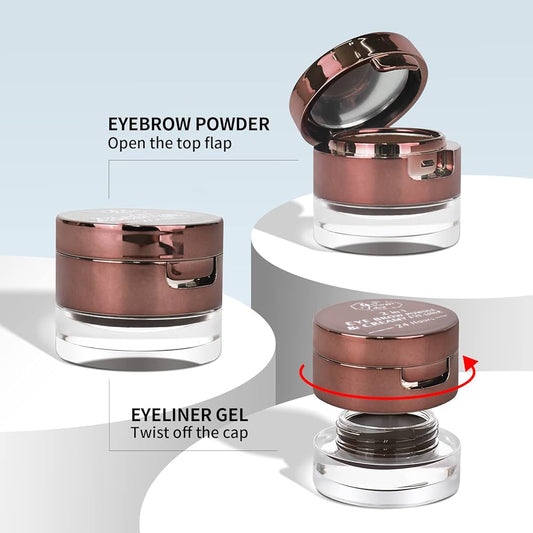 2 in 1 Eye Brow powder & Eye Liner