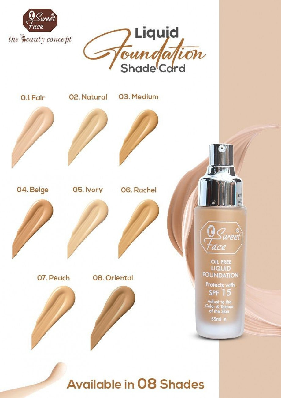 Oil Free Liquid Foundations