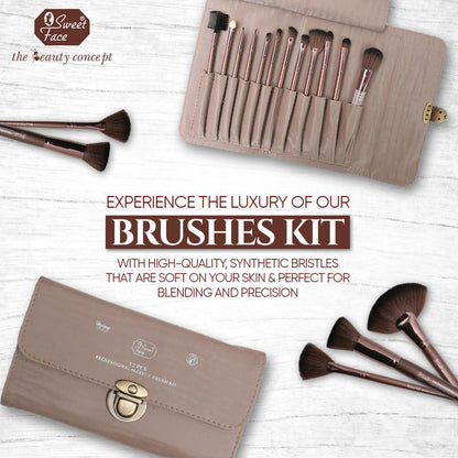 12 Professional Brush Kit